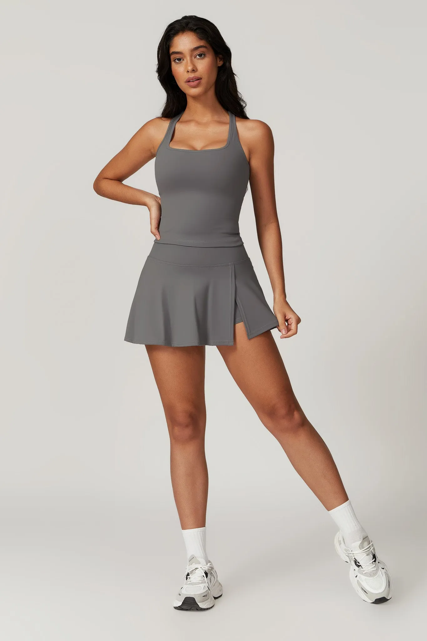 Astrid Mini Skirt - Gray