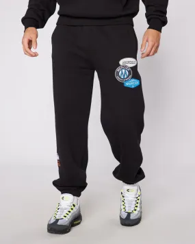 Black Relaxed OG Badge Joggers