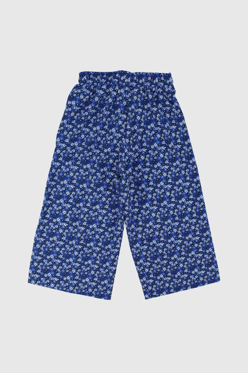 Blue Floral Comfy Pants