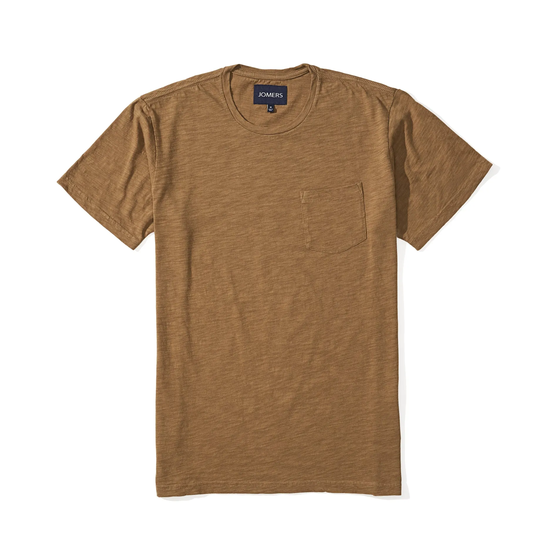 Bronwyn - Camel Pima Slub Tee