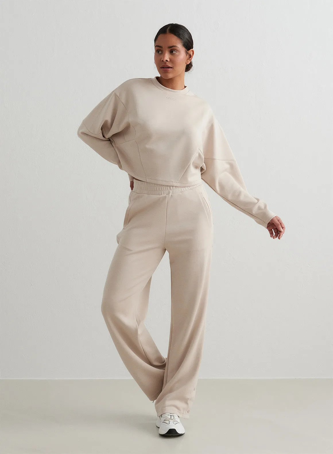 Café Au Lait Comfy Modal Buttoned Pants