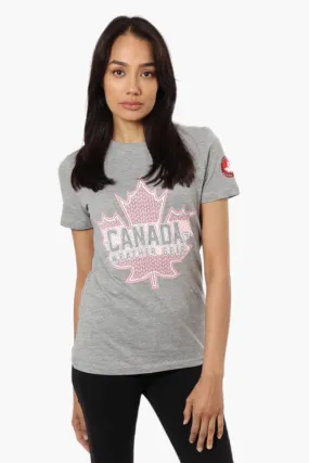 Canada Weather Gear Maple Leaf Print Tee - Grey