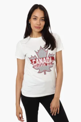 Canada Weather Gear Maple Leaf Print Tee - White