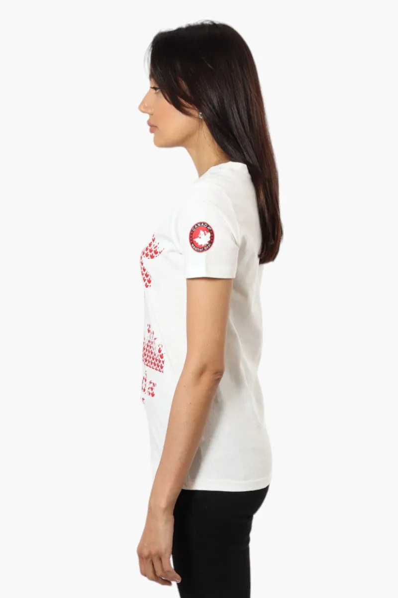 Canada Weather Gear Moose Print Tee - White