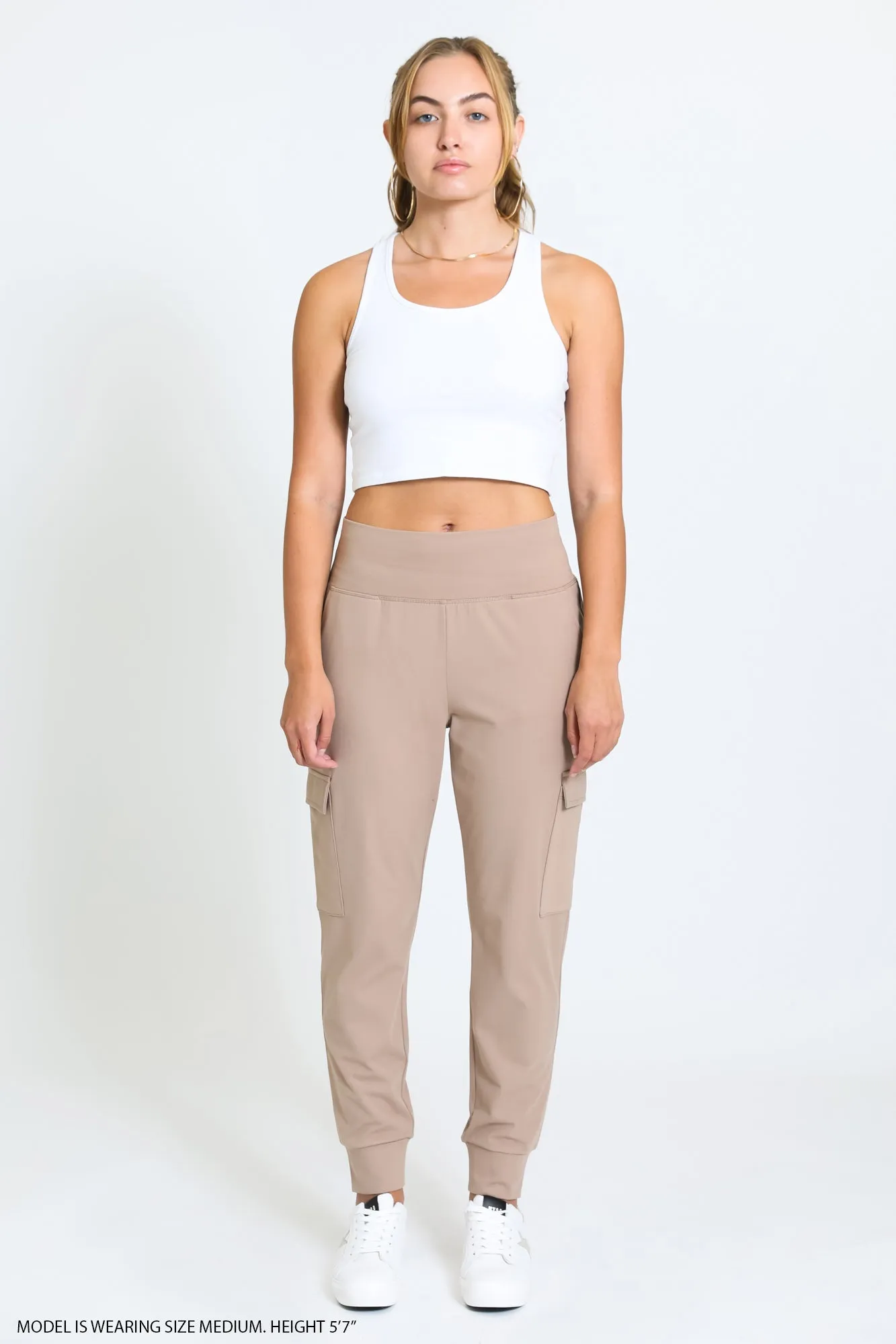 CARGO KNIT JOGGER - DARK TAUPE