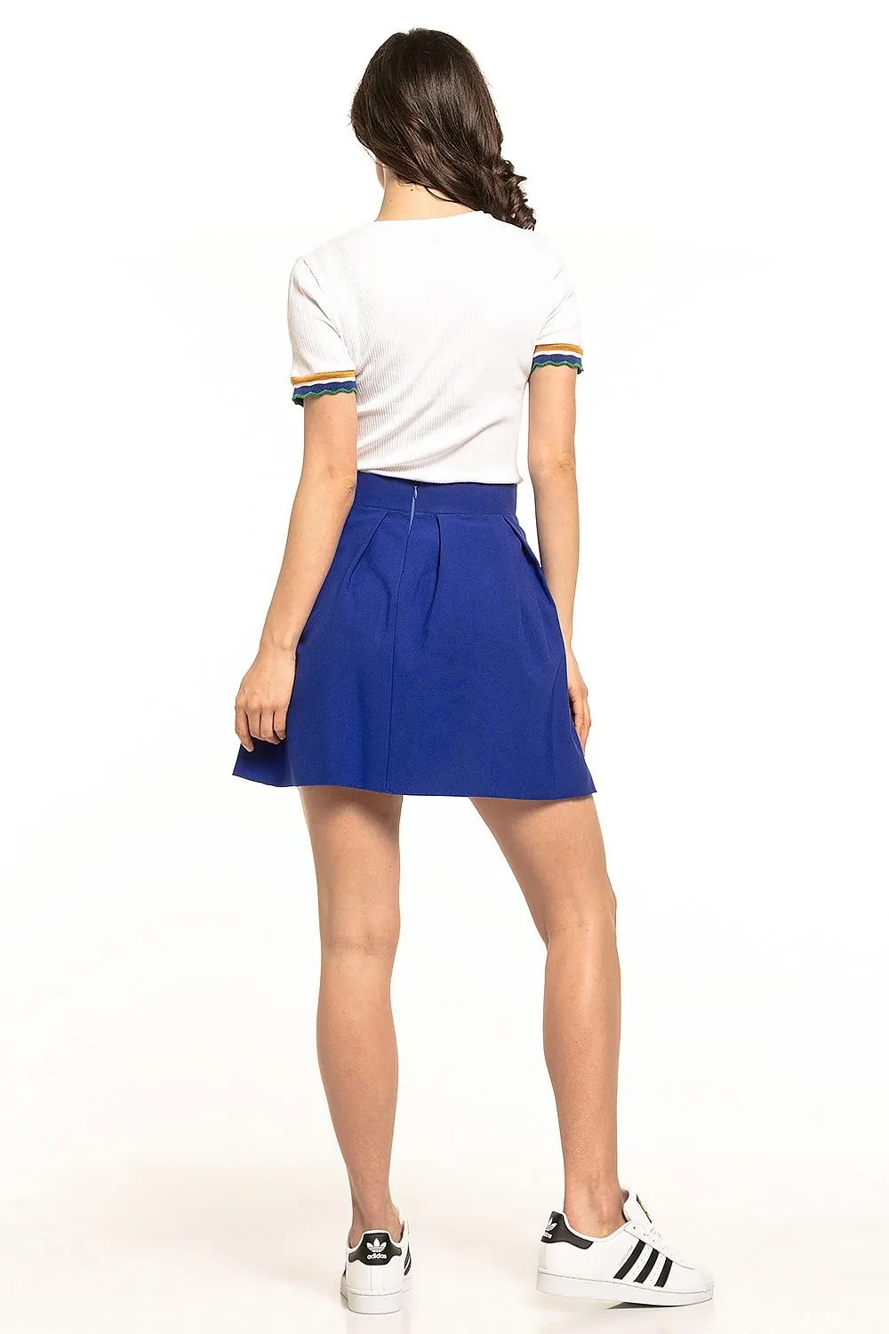 Chic Pleated Mini Skirt - Perfect for Sporty and Casual Looks