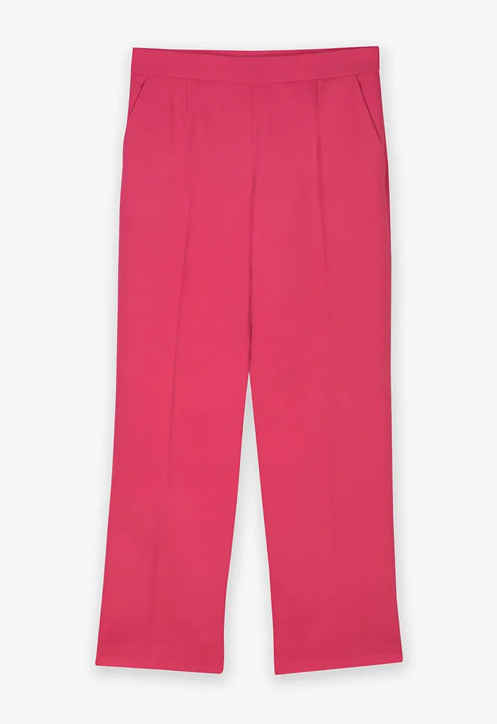 Choice Basic Solid Trousers Pink