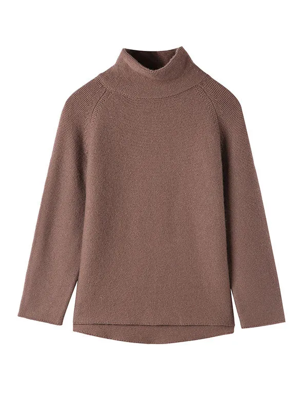 Cozy Perfection High-Neck Sweater Top