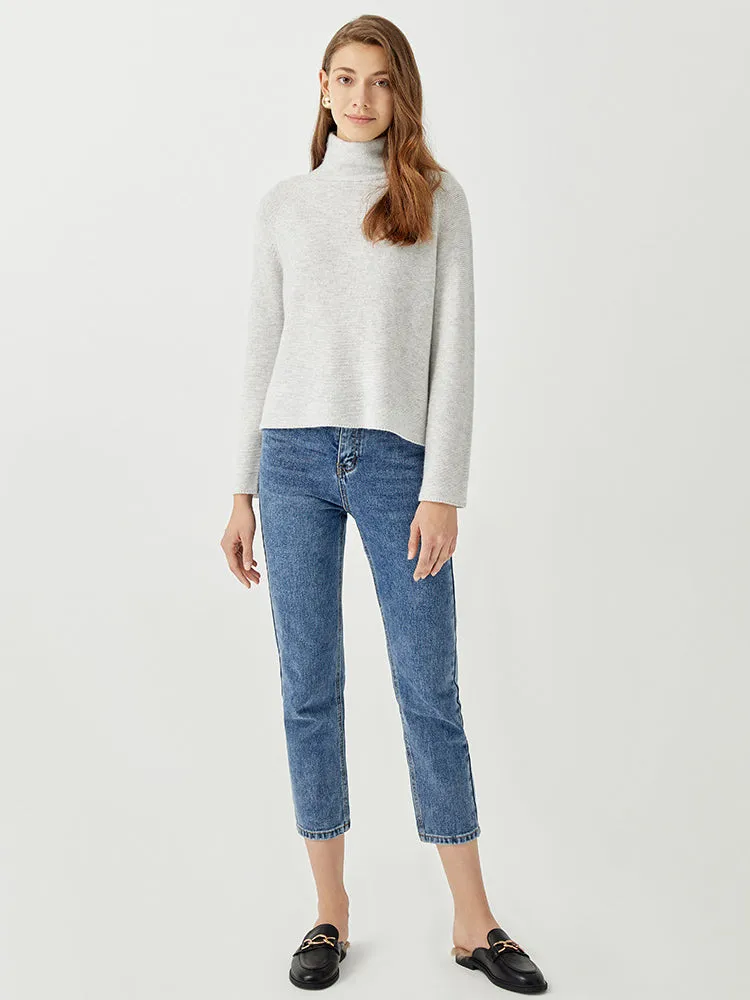 Cozy Perfection High-Neck Sweater Top