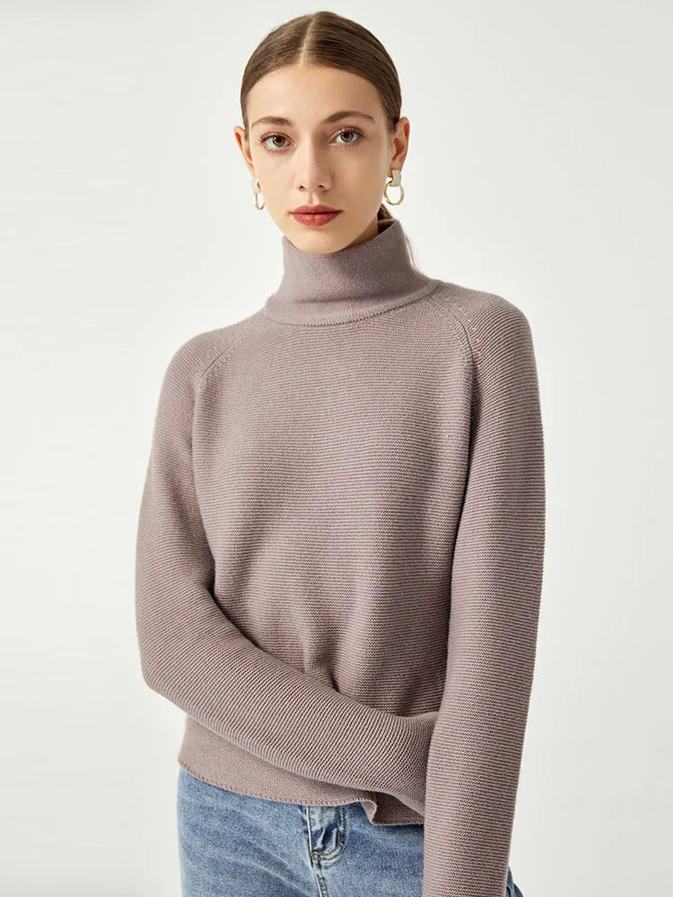 Cozy Perfection High-Neck Sweater Top