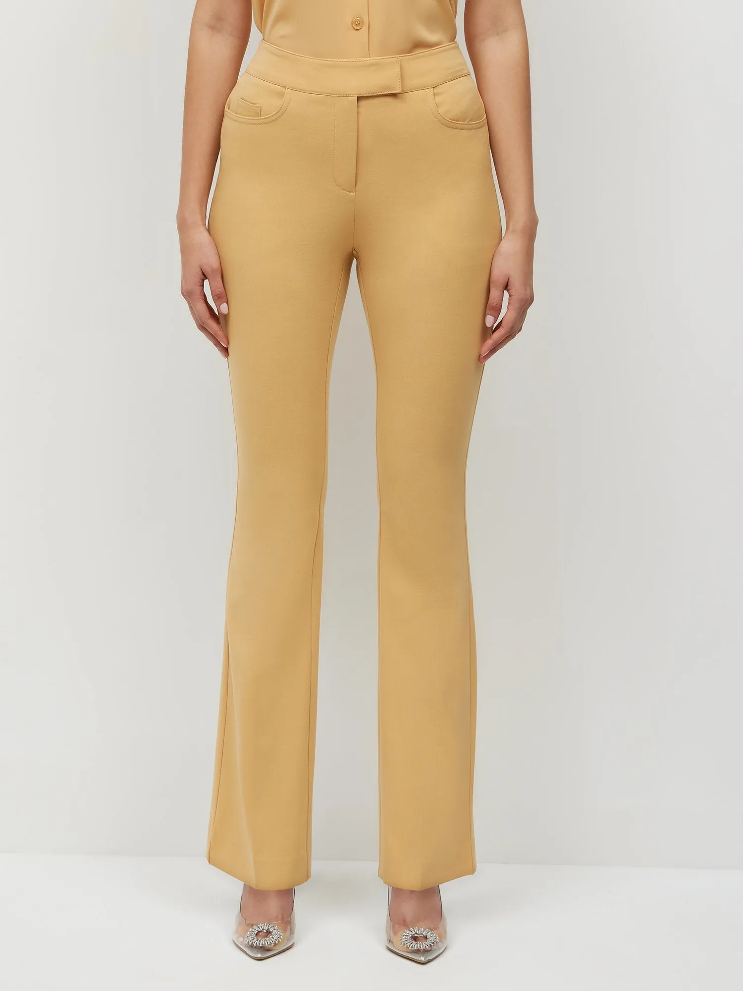 Essential Stretch Mid Rise Barely Bootcut Pant