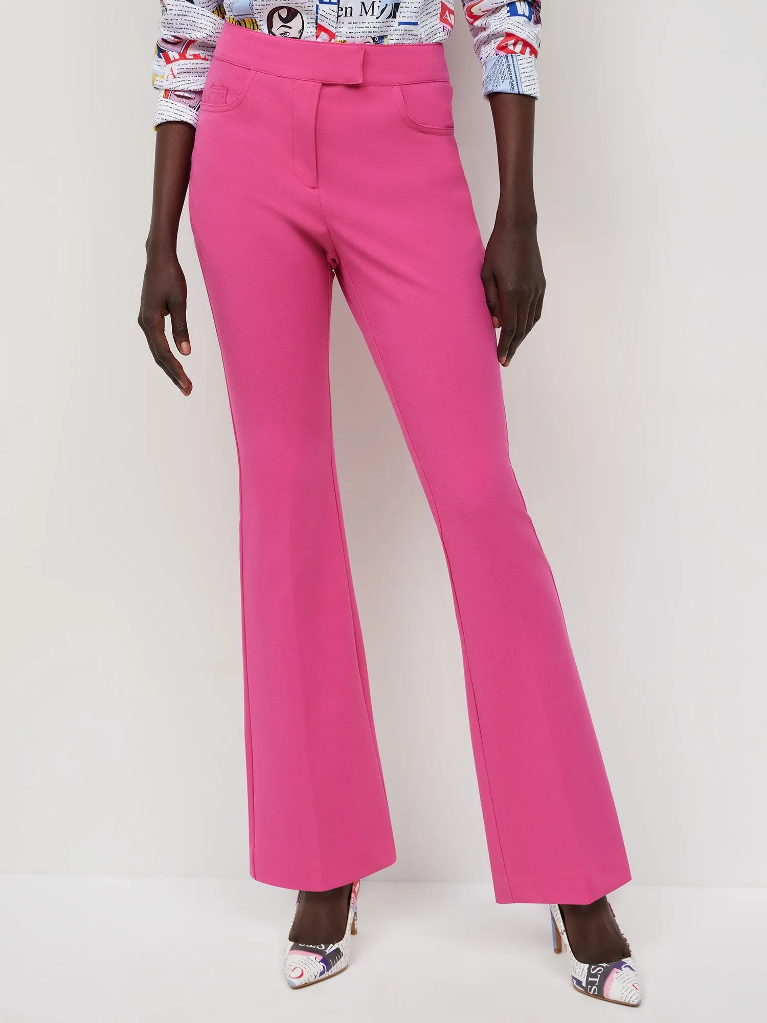 Essential Stretch Mid Rise Barely Bootcut Pant