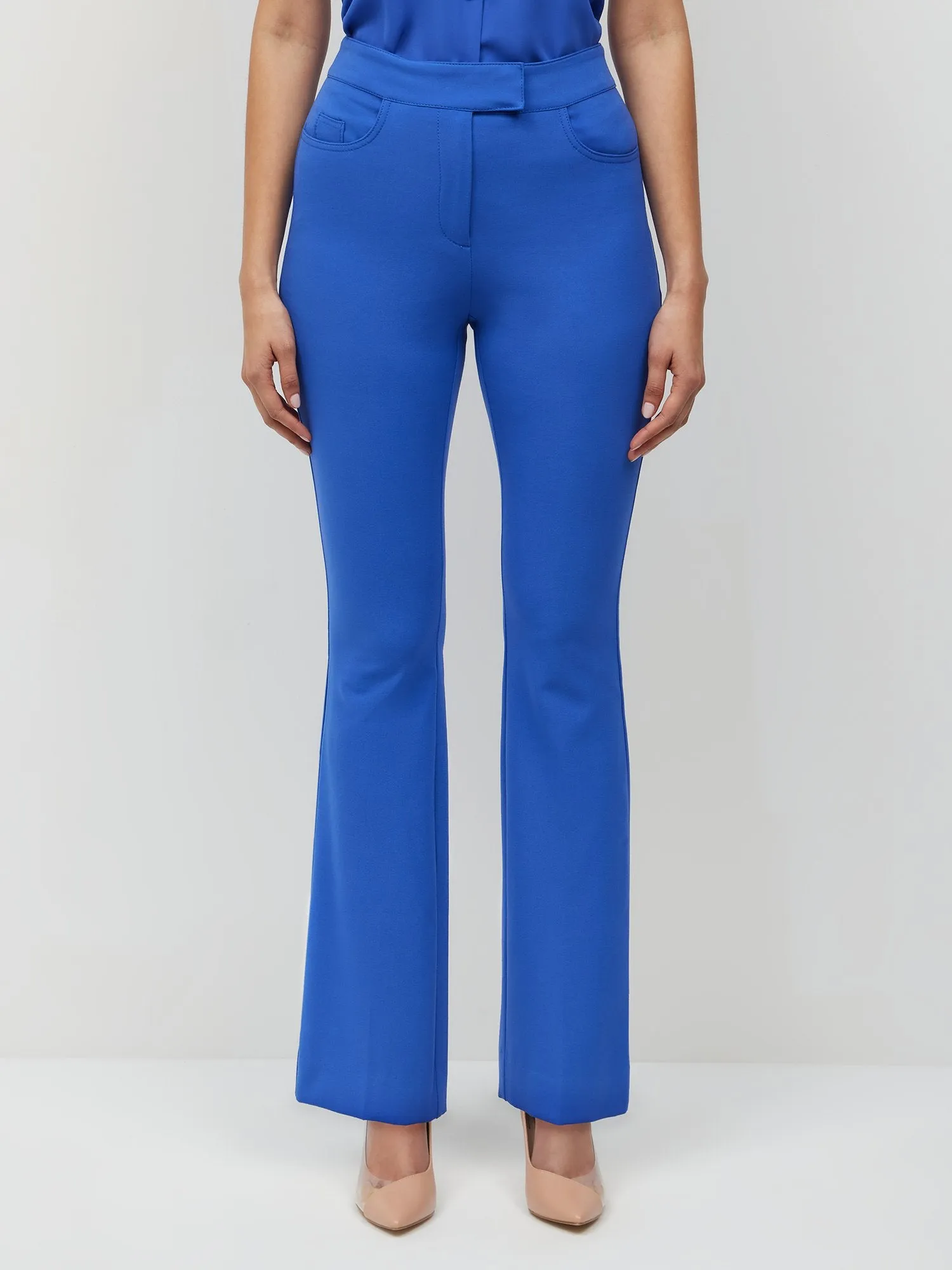 Essential Stretch Mid Rise Barely Bootcut Pant