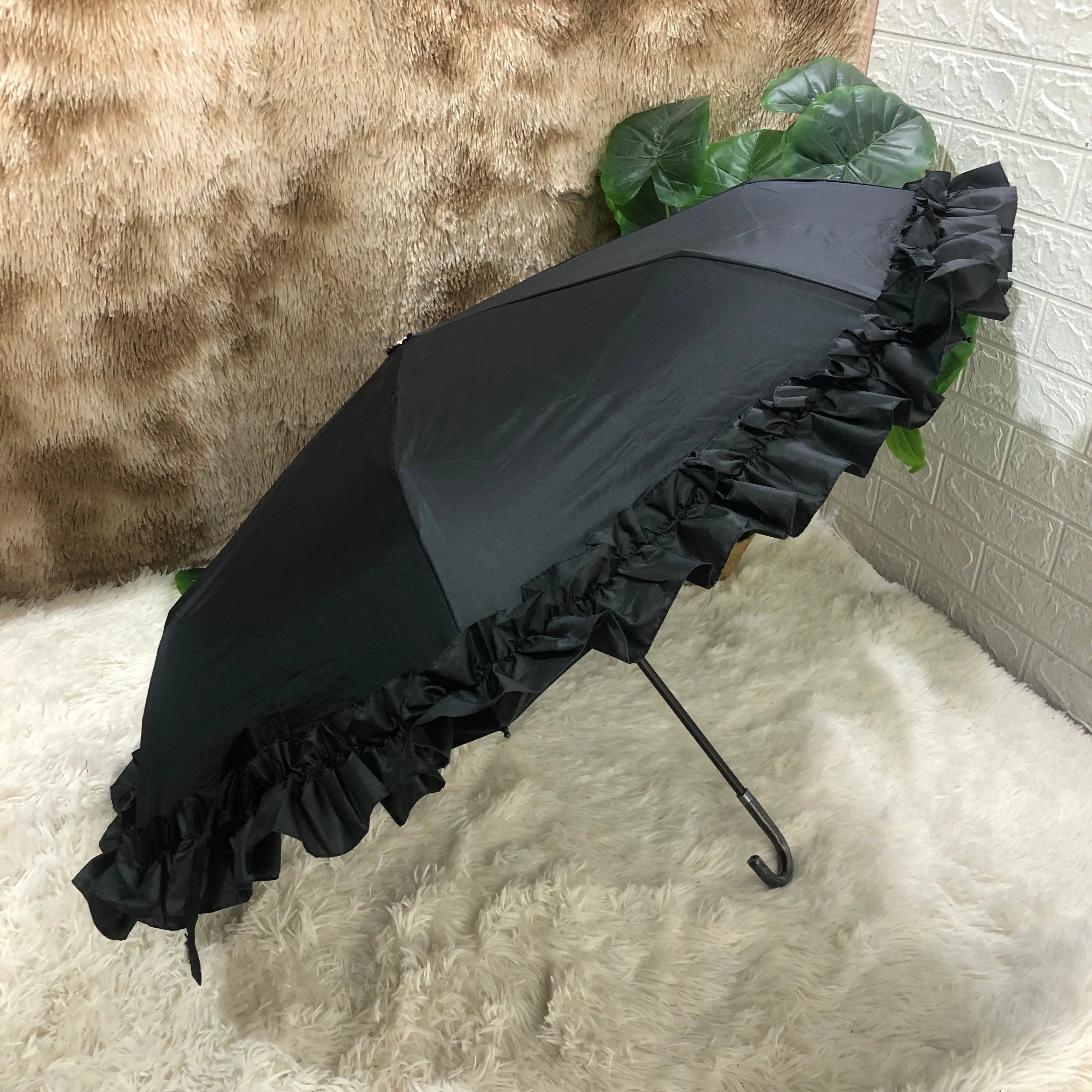 Fresh Flounce Foldable Princess Lolita Parasol