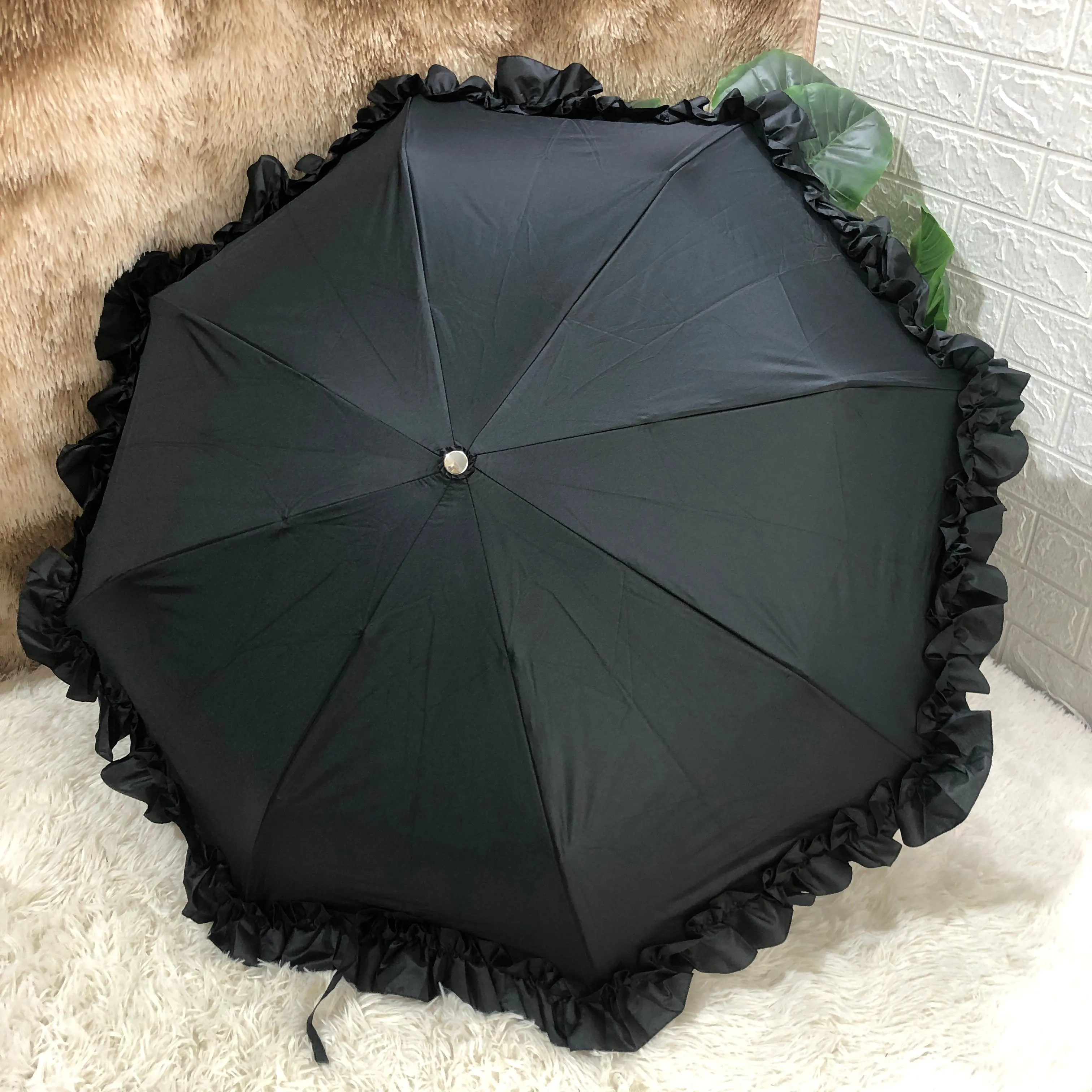 Fresh Flounce Foldable Princess Lolita Parasol