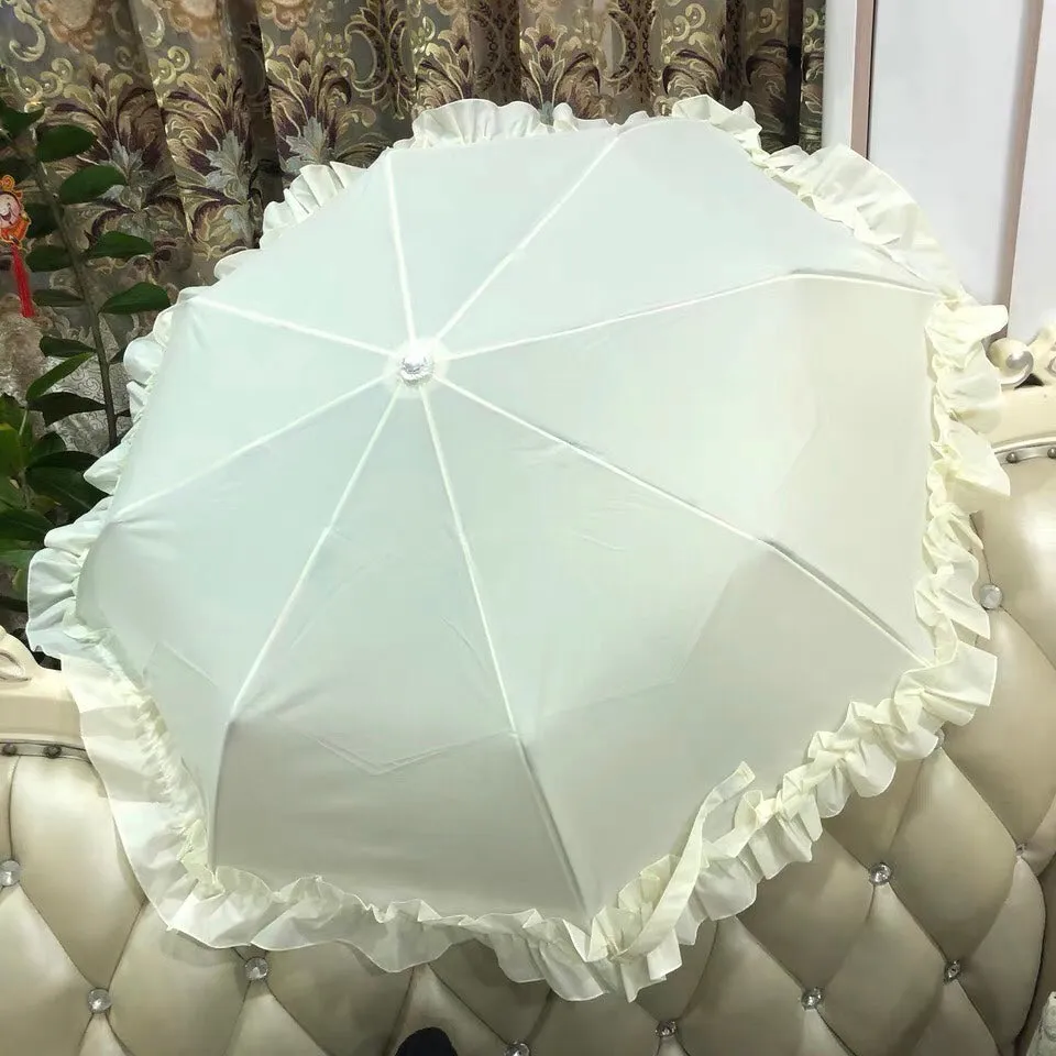 Fresh Flounce Foldable Princess Lolita Parasol