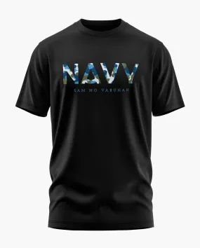 Indian Navy Camo Signature LuxeSoft Cotton T-Shirt