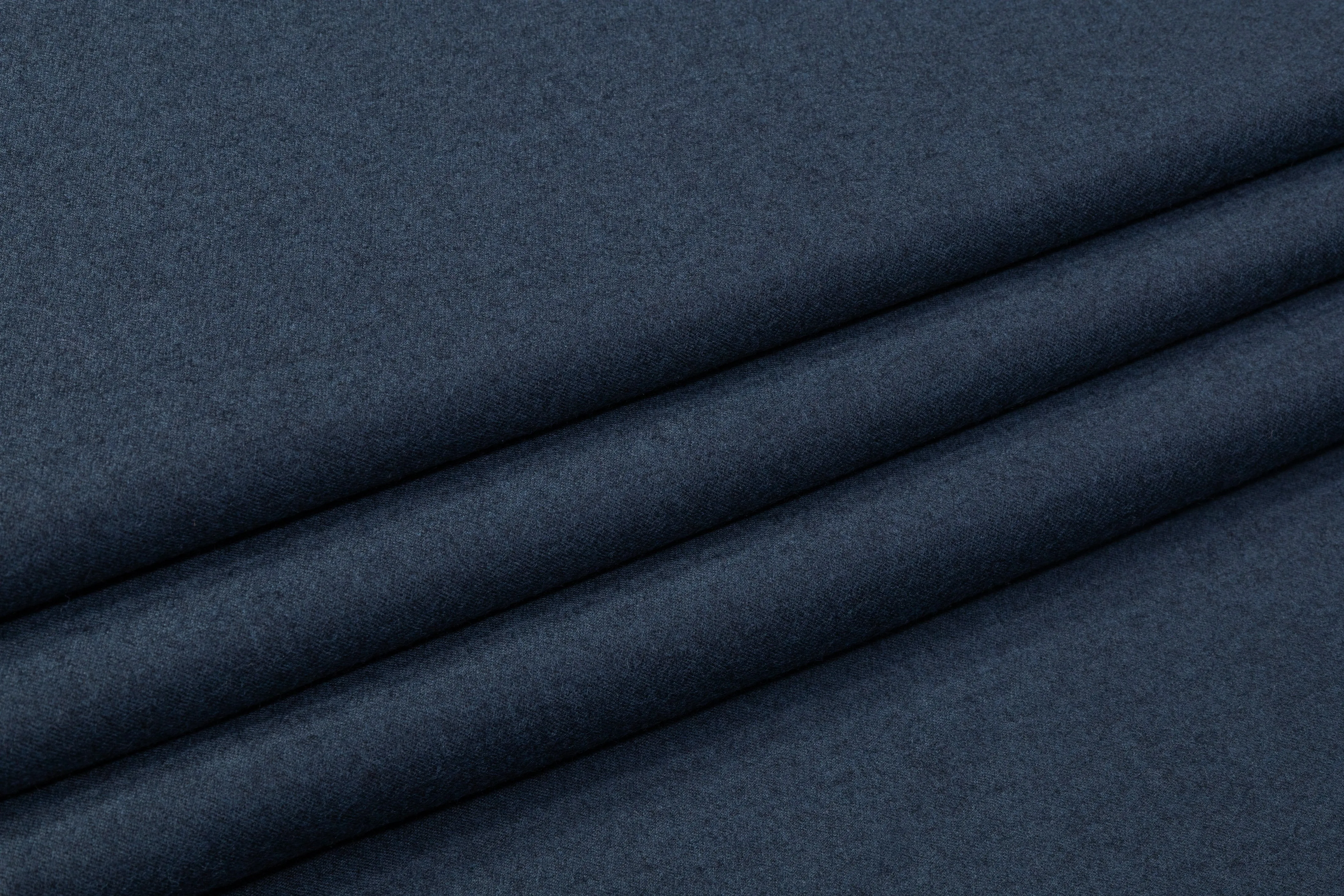 Italian Wool Blend Flannel - Slate Blue