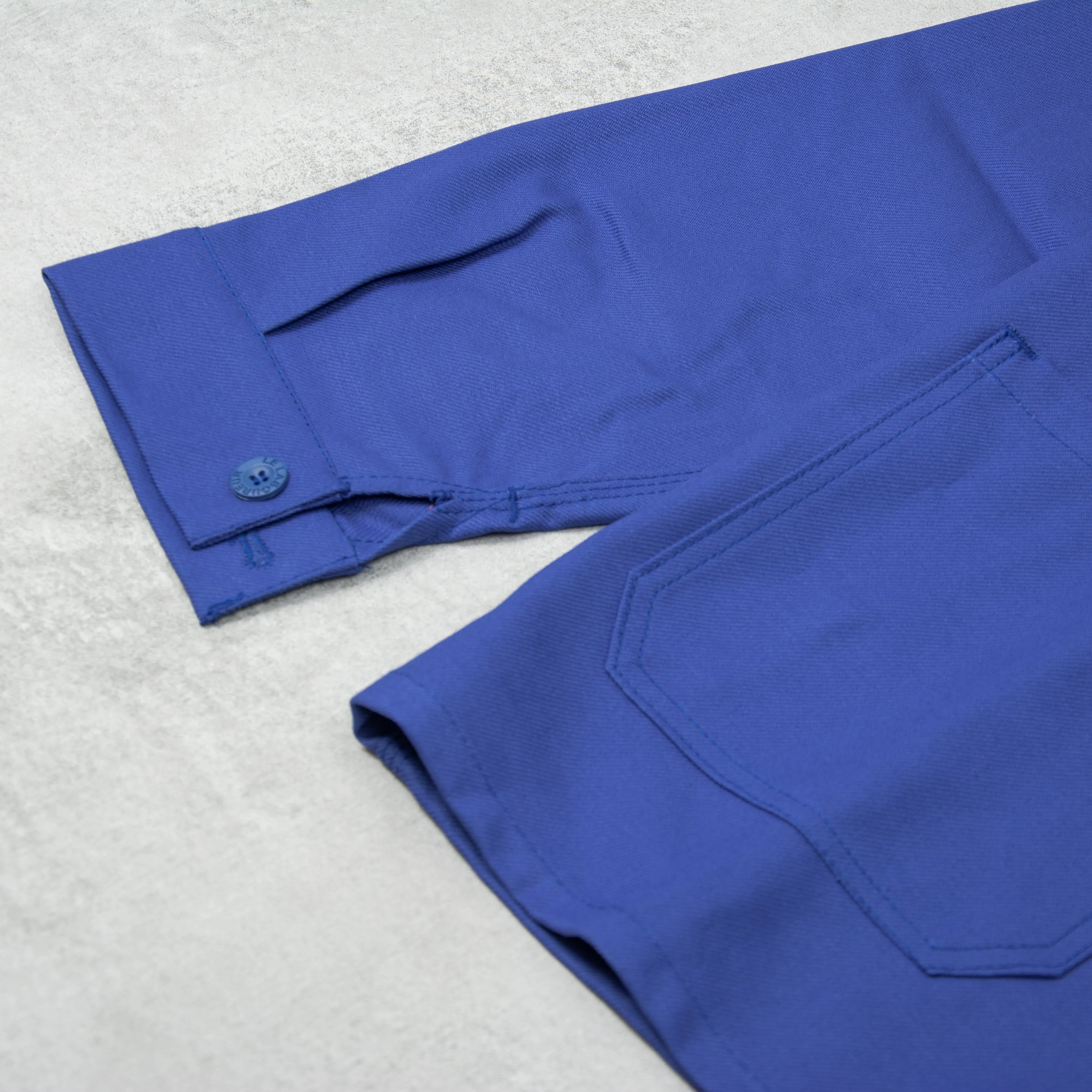 Le Laboureur Cotton Work Jacket - Bugatti Blue