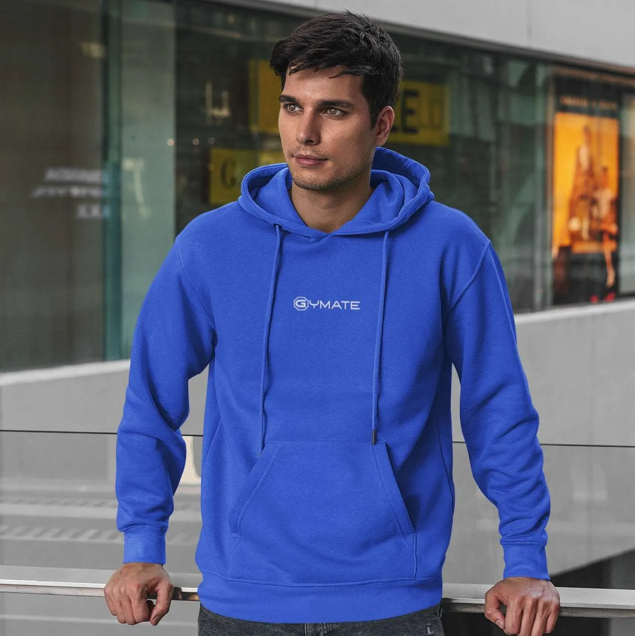 Mens Hoodies Designer Gymate small logo [ctr]