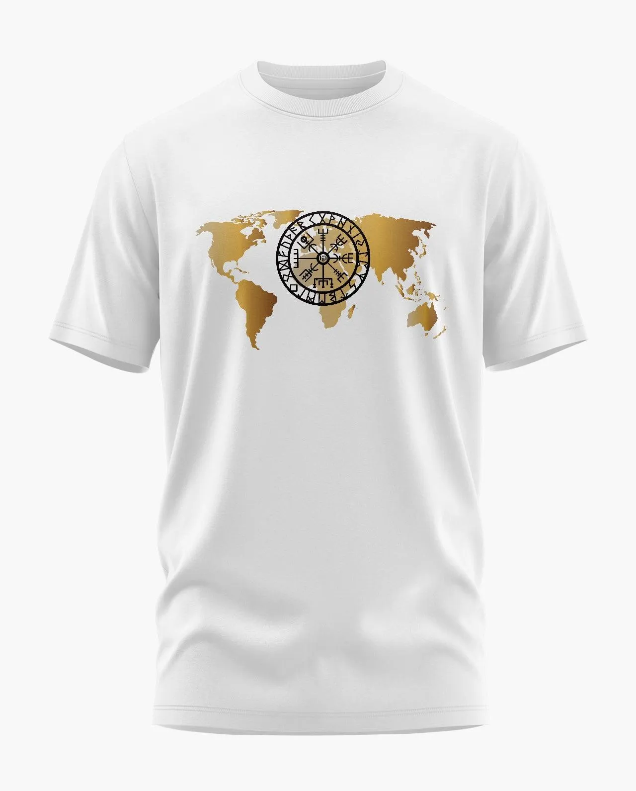 Nautical Compass Signature LuxeSoft Cotton T-Shirt