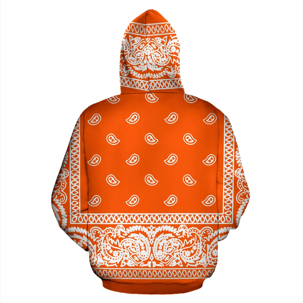 Orange Bandanna Hoodie-Express Line