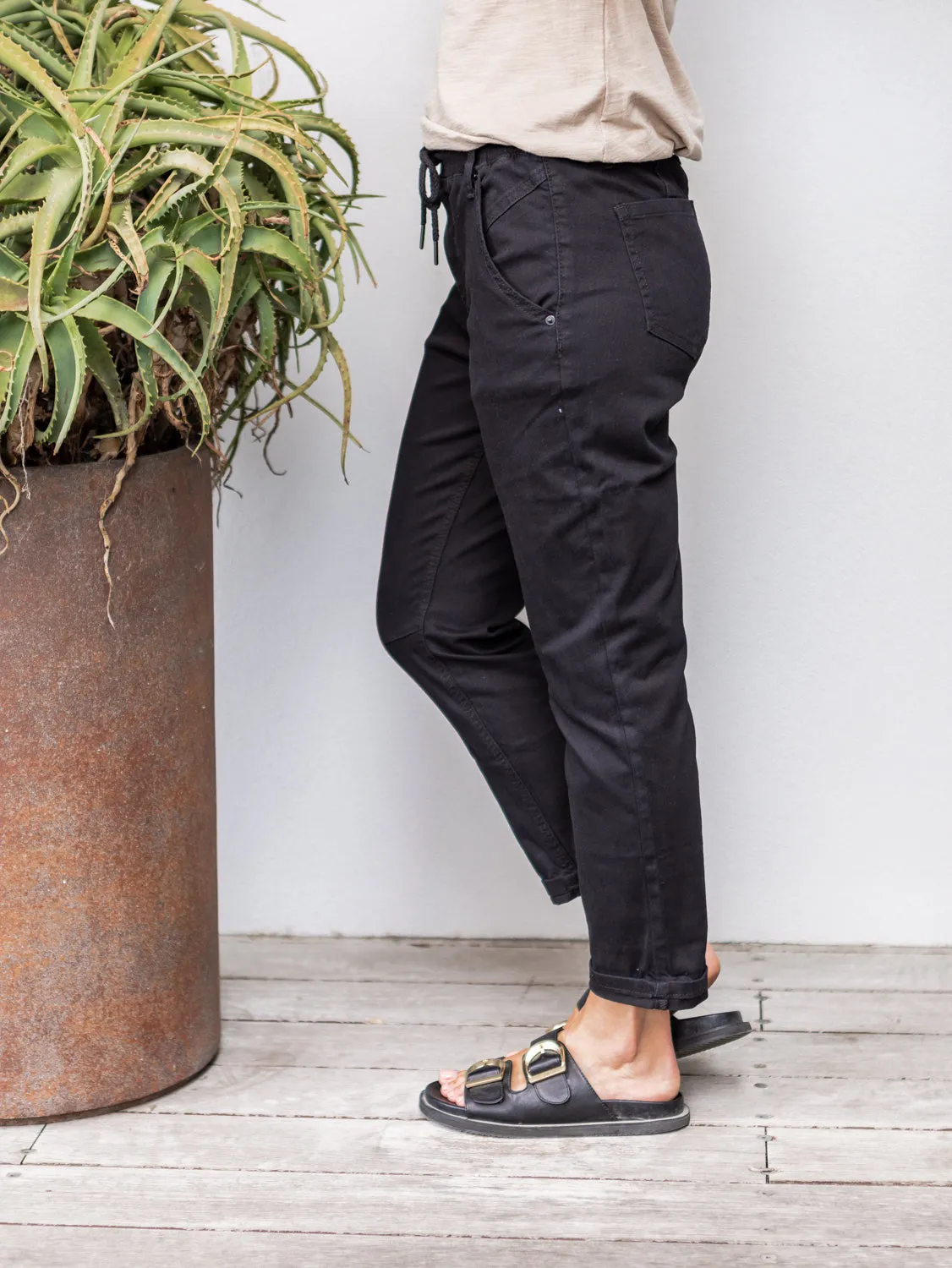 Penny Relax Pant - Black