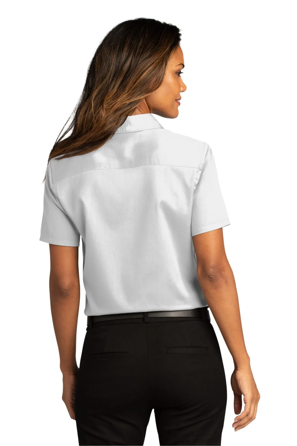 Port Authority Ladies Short Sleeve SuperPro React™Twill Shirt. LW809