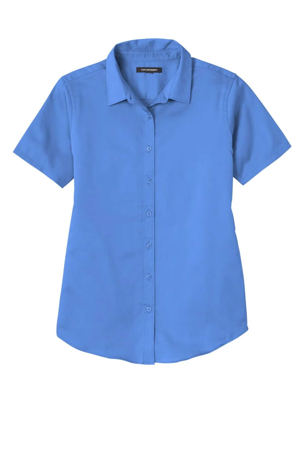 Port Authority Ladies Short Sleeve SuperPro React™Twill Shirt. LW809