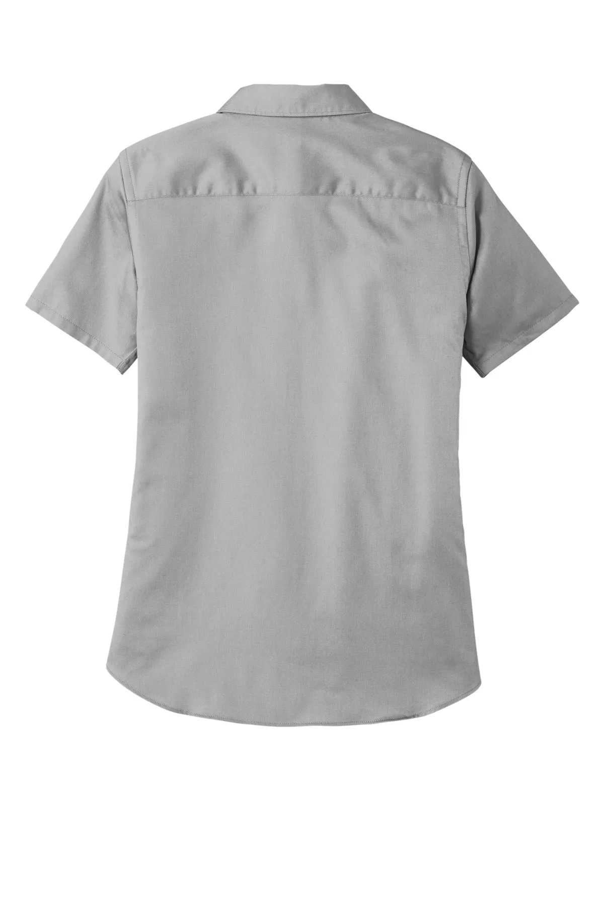 Port Authority Ladies Short Sleeve SuperPro React™Twill Shirt. LW809