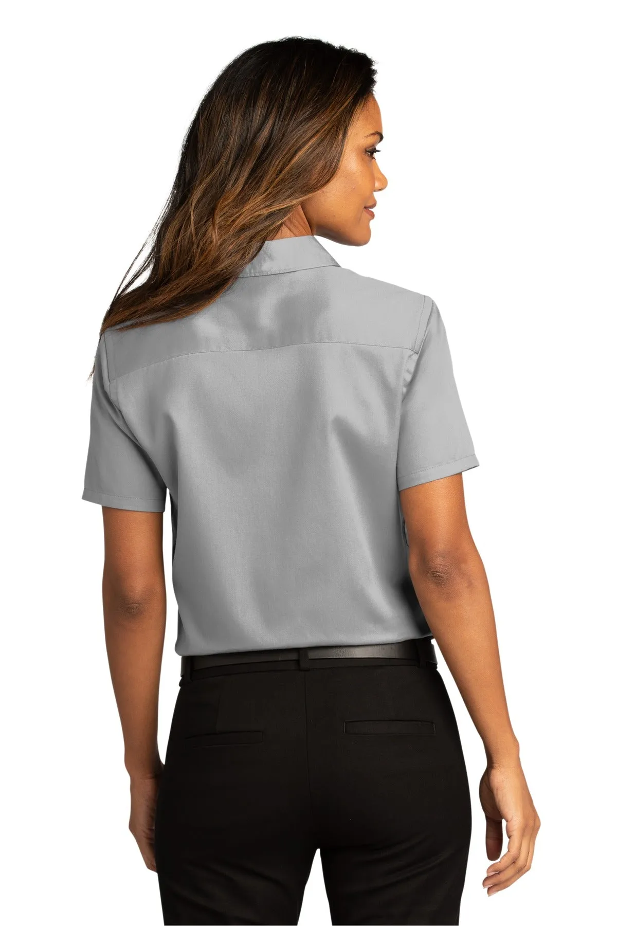 Port Authority Ladies Short Sleeve SuperPro React™Twill Shirt. LW809