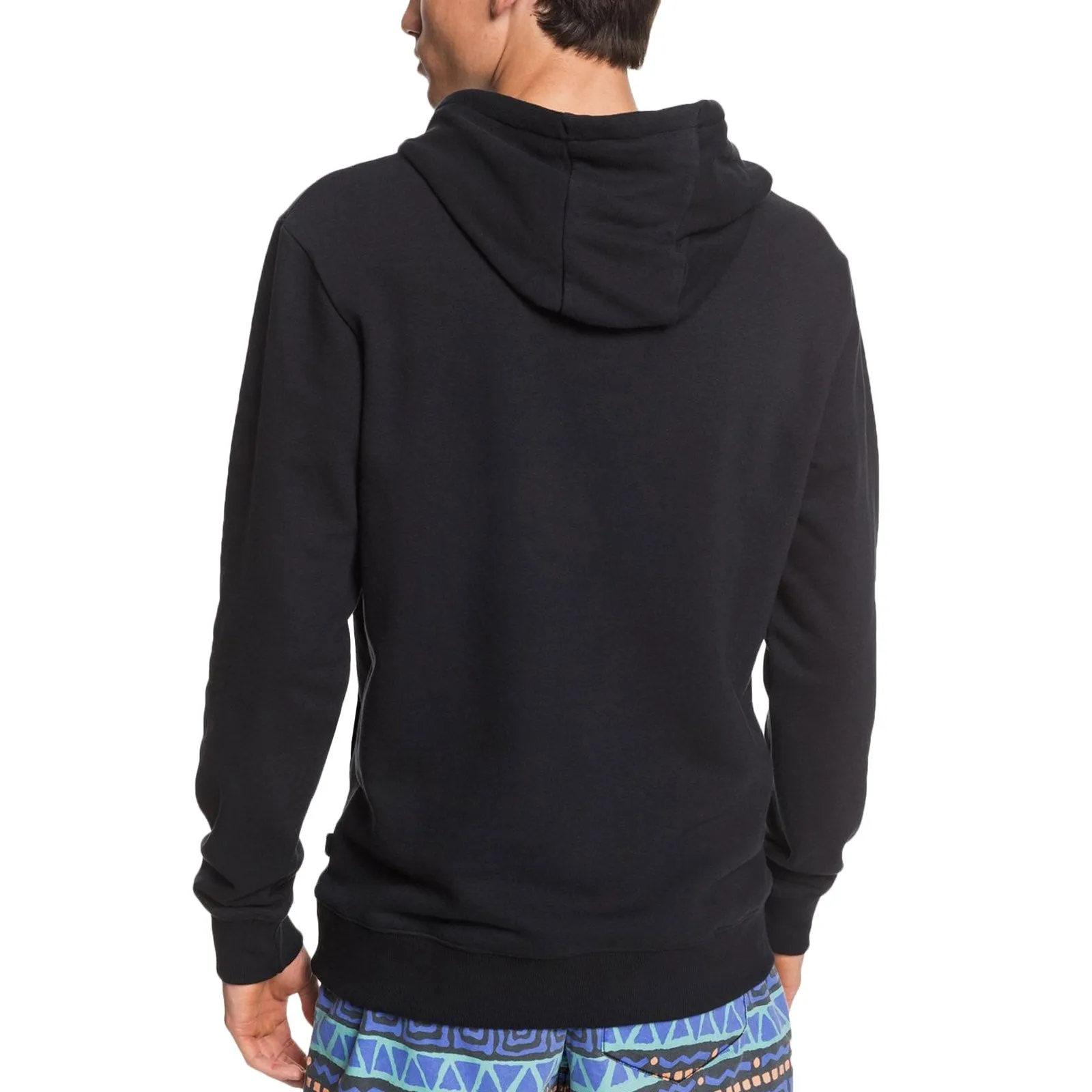 Quiksilver Mens Comp Logo Hoodie - Black