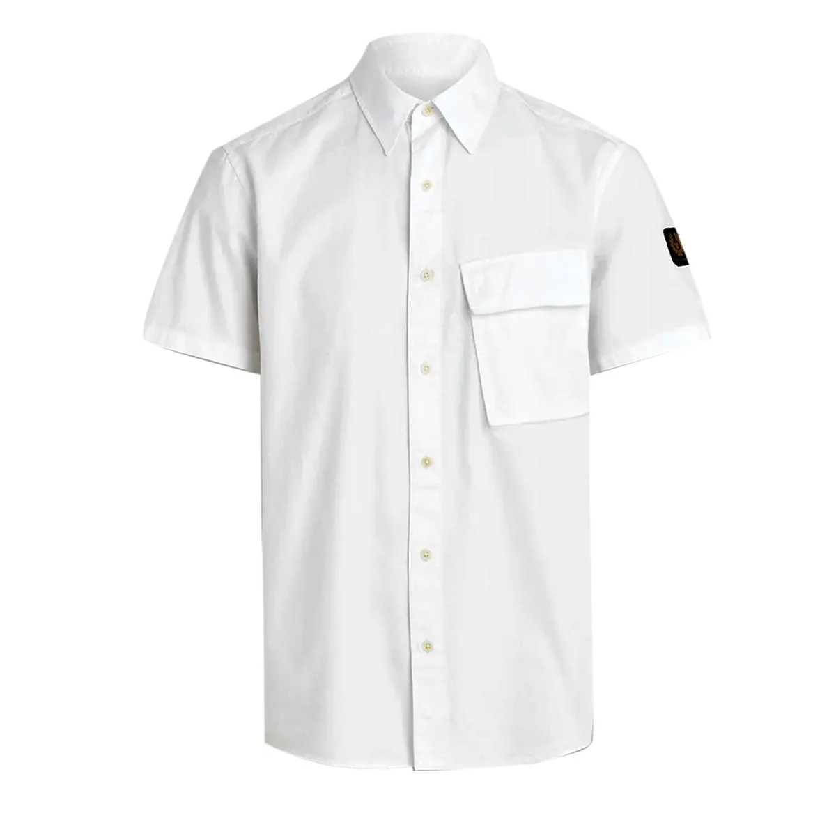 Scale White Short Sleeve Shirt