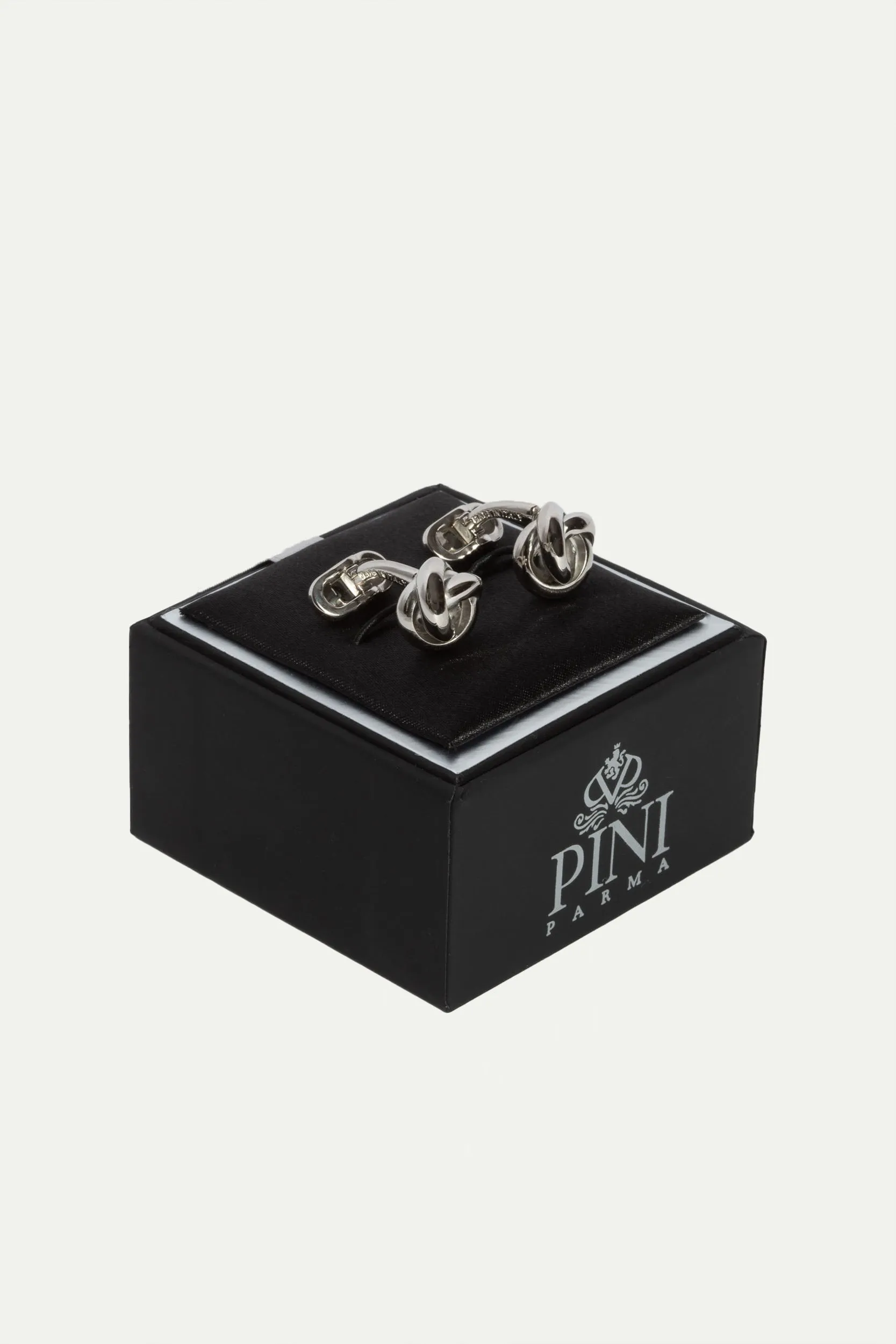 Silver knot cufflinks - Made in Italy