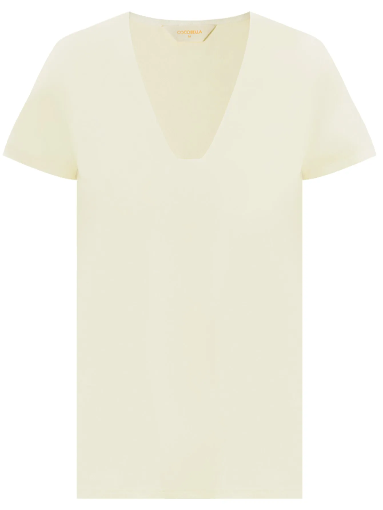 Simple V-Neck Short-Sleeve Tee