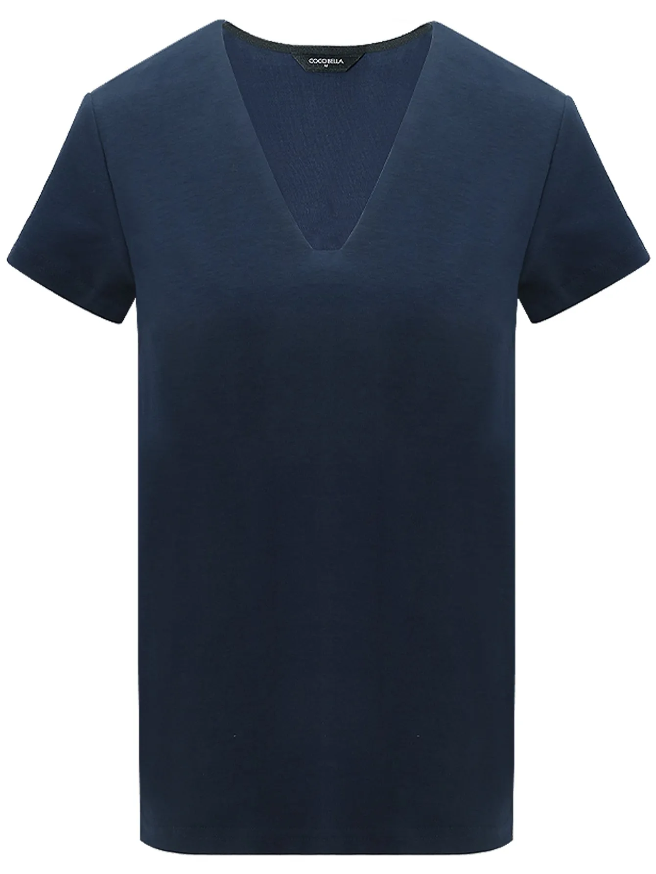 Simple V-Neck Short-Sleeve Tee