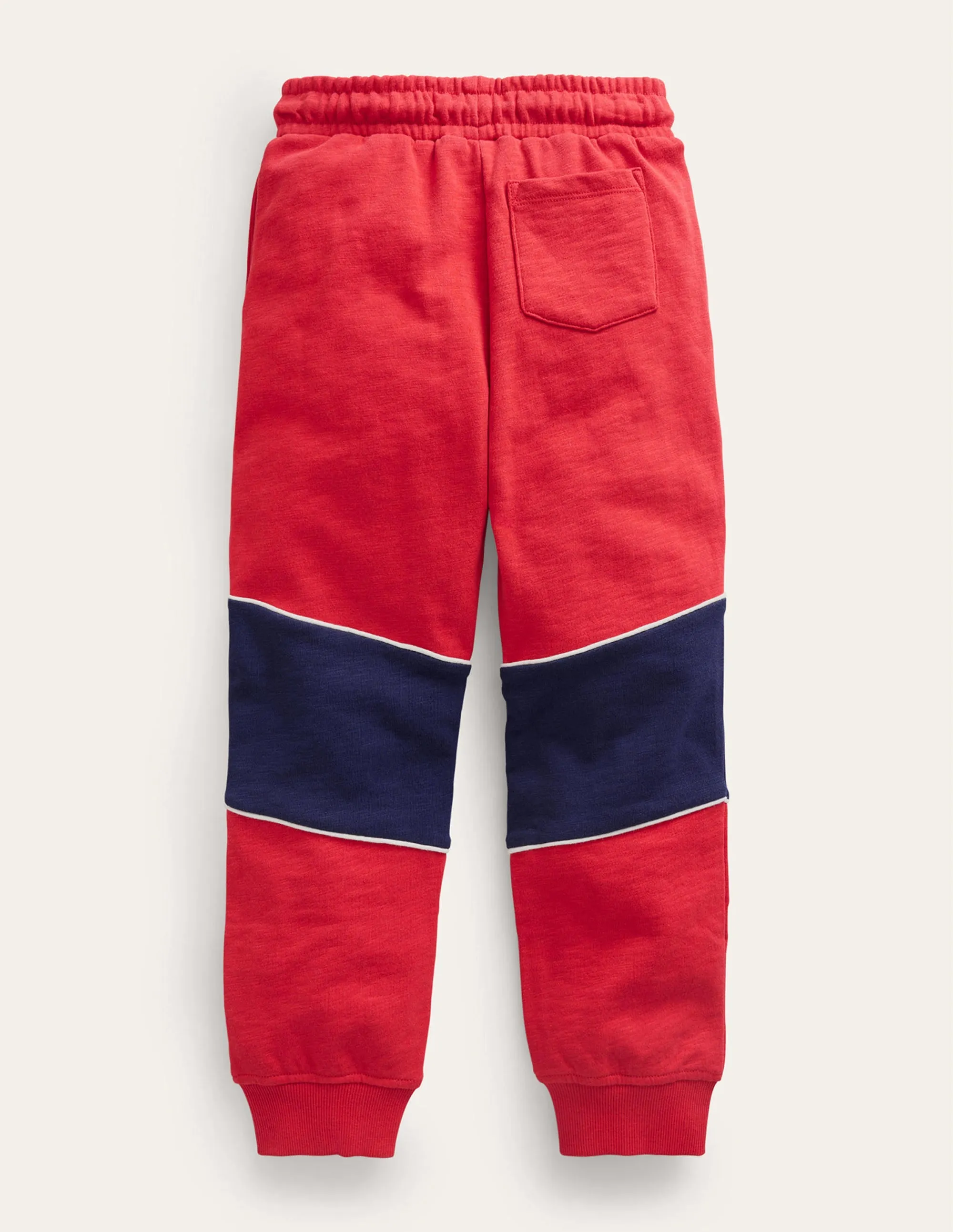 Slim Sporty Joggers-Rockabilly Red