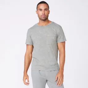 Stone Wash Relaxed Pocket Crew