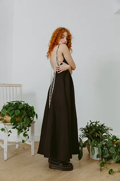 The Ritz Maxi Dress Black