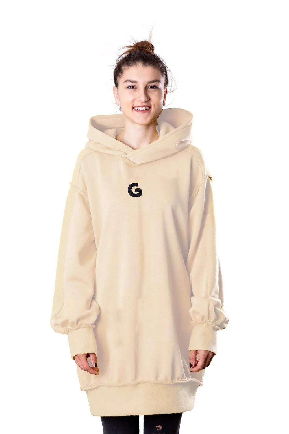 TheG Fresh Oversize Hoody Woman // beige