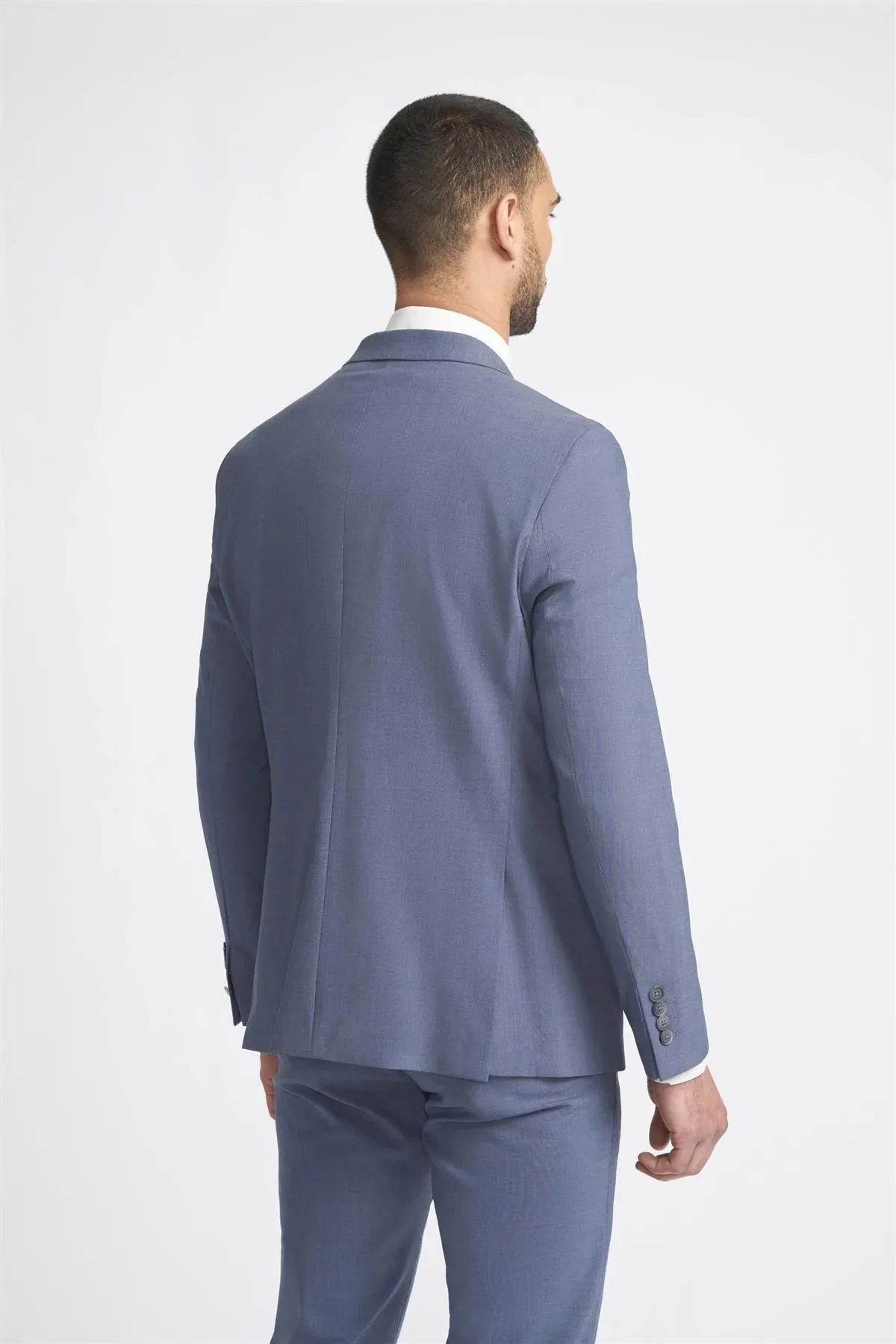 Victorious - Men's Grey Double Breasted Blazer